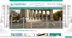 Desktop Screenshot of karschau.de